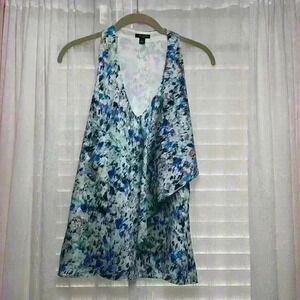 Ann Taylor Sz 6 Fully Lined Sleeveless blouse Side Zip Item# 8S